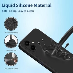 Black Case for Samsung Galaxy A06 - Image 4